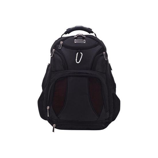 Picture of ECO STYLE Jet Set Smart Backpack - Notebook carrying backpack - 17.3in - black