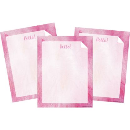 Picture of Barker Creek Designer Computer Paper, 8-1/2in x 11in, Pink Tie-Dye, 50 Sheets Per Pack, Case Of 3 Packs