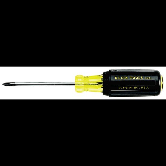 Picture of Klein Tools No. 1 Profilated Phillips Tip Screwdriver, 3in