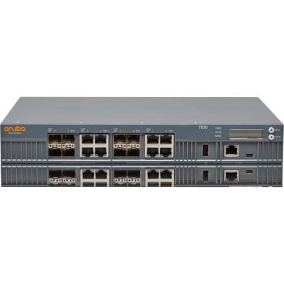 Picture of HPE 7030 Wireless LAN Controller - 8 x Network (RJ-45) - Gigabit Ethernet - Rack-mountable