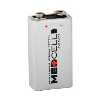 Picture of Medline Medcell Advantage 9-Volt Alkaline Batteries, Pack Of 12, MPHB9VZ