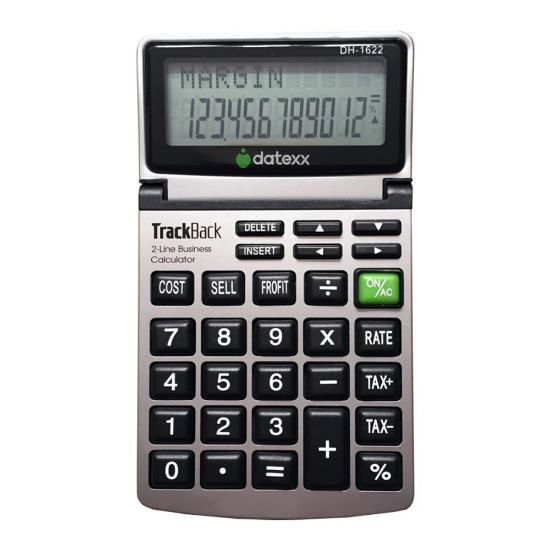 Picture of Datexx DH-1622 2-Line TrackBack Business Handheld Calculator