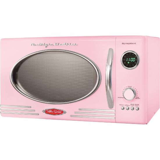 Picture of Nostalgia Retro Microwave, 0.9 Cu. Ft., Retro Red