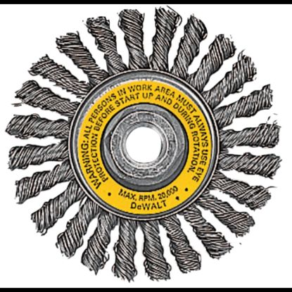 Picture of Wire Wheel Brushes, 4 in, 5/8 - 11, 20,000 rpm