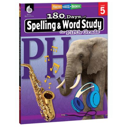 Picture of Shell Education 180 Days Of Spelling And Word Study, Grade 5