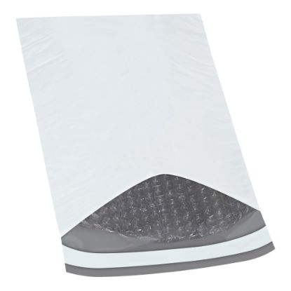 Picture of Partners Brand Bubble-Lined Poly Mailers, 7-1/4in x 8in, White, Pack Of 25 Mailers