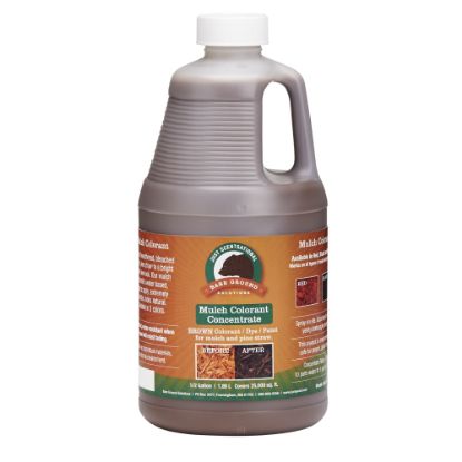 Picture of Just Scentsational Mulch Colorant Concentrate Liquid, 0.5 Gallons, Brown Bark