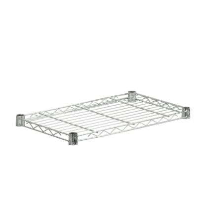 Picture of Honey-Can-Do Plated Steel Shelf, Supports 250 Lb, 1inH x 14inW x 36inD, Chrome