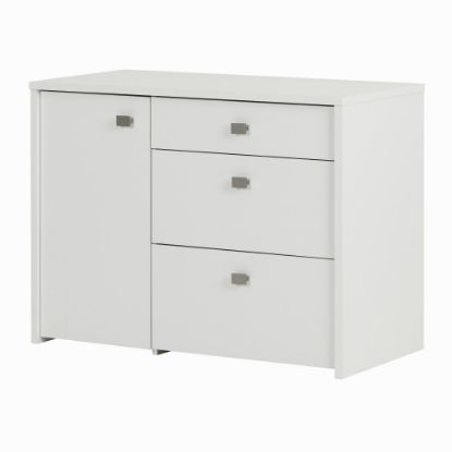 Picture of South Shore Interface Storage Unit, 3 Drawers, Pure White