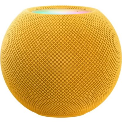 Picture of Apple HomePod mini Bluetooth Smart Speaker - Siri Supported - Yellow - Wireless LAN