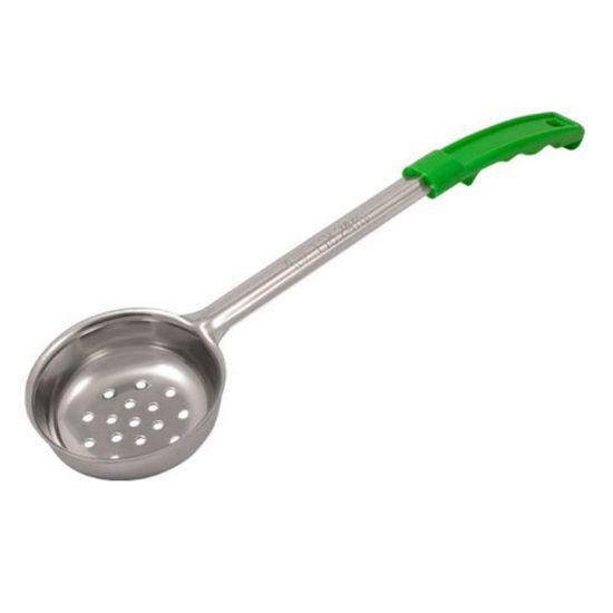 Picture of American Metalcraft Perforated Portion Spoon, 4 Oz, Green