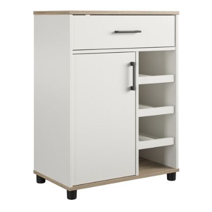 Picture of Ameriwood Home Whitmore Bar Cabinet, 35-13/16inH x 26-3/4inW x 15-9/16inD, White