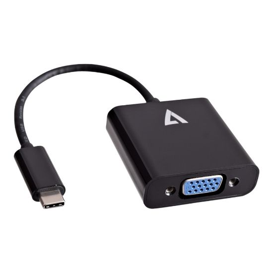 Picture of V7 - External video adapter - USB-C 3.1 - VGA - black