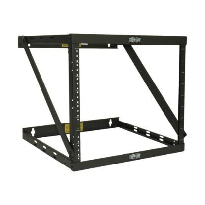 Picture of Tripp Lite 8U 12U 22U 2 Post Open Frame Rack Cabinet Expandable 11.5in Depth Wall Mount - Rack open frame - 2-post - wall mountable - black - 19in