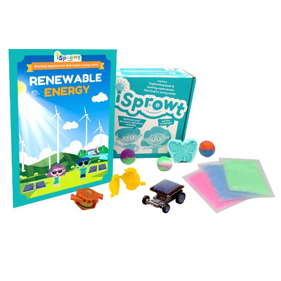 Picture of iSprowt Fun Science Kit For Kids, Renewable Energy Kit, Kindergarten to Grade 5