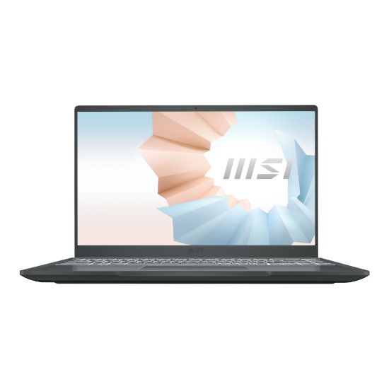 Picture of MSI Modern 14 B10MW-285 Gaming Laptop, 14in Screen, Intel Core i5, 8GB Memory, 256GB Solid State Drive, Carbon Gray, Windows 10 Pro