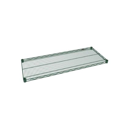 Picture of Focus Foodservice Epoxy-Coated Wire Shelf, 2inH x 36inW x 18inD, Green