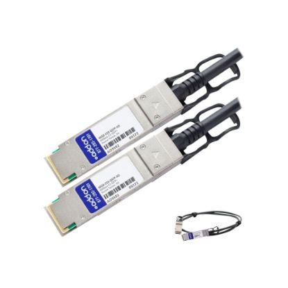 Picture of AddOn 3m Extreme Compatible QSFP+ DAC - Direct attach cable - QSFP+ to QSFP+ - 10 ft - twinaxial