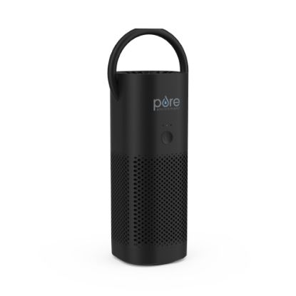 Picture of Pure Enrichment PureZone HEPA Mini Portable Air Purifier, 54 Sq. Ft. Coverage, 7in x 2-3/4in, Black