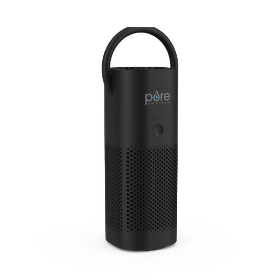 Picture of Pure Enrichment PureZone HEPA Mini Portable Air Purifier, 54 Sq. Ft. Coverage, 7in x 2-3/4in, Black