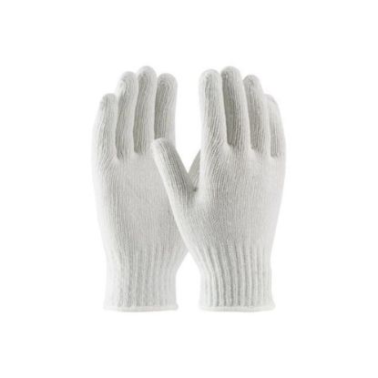 Picture of PIP Cotton/Polyester Gloves, Large, White, Pack Of 12 Pairs