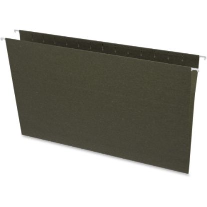 Picture of Business Source Standard Hanging File Folders, Legal Size, Green, Box Of 25 Folders