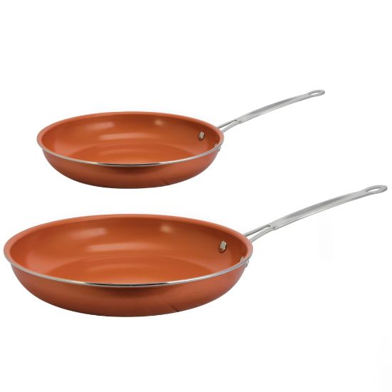 Picture of Better Chef Ceramic-Coated Non-Stick Fry Pans, Copper, Set Of 2 Pans