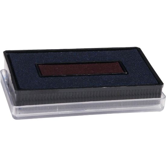 Picture of Xstamper ClassiX Replacement Pad - 1 Each - Red, Blue Ink - Blue