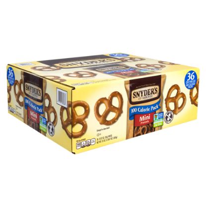 Picture of Snyders Mini Pretzels 100 Calorie Bags 36 Count