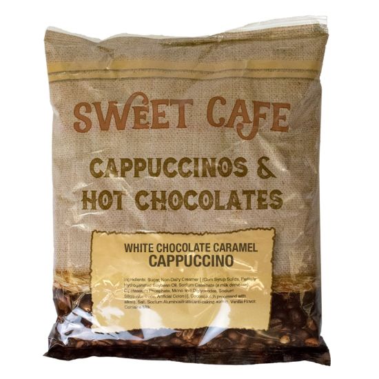 Picture of Sweet Cafe Cappuccino, White Chocolate Caramel, 2 Lb Per Bag, Carton Of 6 Bags