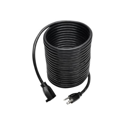 Picture of Eaton Tripp Lite Series Power Extension Cord, NEMA 5-15P to NEMA 5-15R - Heavy-Duty, 15A, 120V, 14 AWG, 25 ft. (7.62 m), Black - Power extension cable - NEMA 5-15 (F) to NEMA 5-15P (M) - AC 120 V - 15 A - 25 ft - black