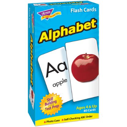 Picture of TREND Alphabet Skill Drill Flash Cards, 6in x 3 1/2in, Pre-K To Grade 1, Set Of 80