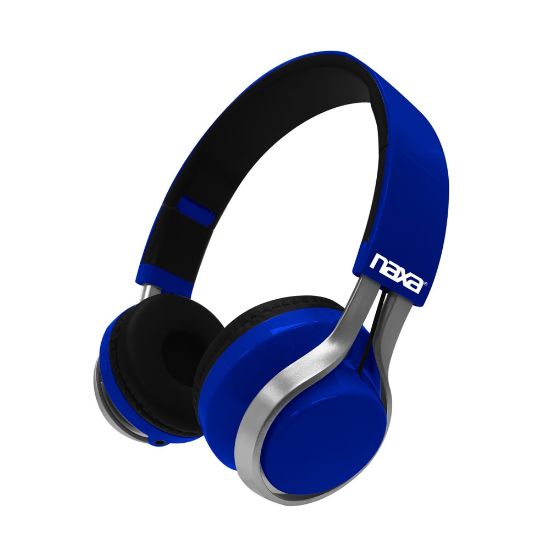 Picture of Naxa METRO GO Bluetooth Wireless Headphones, Blue