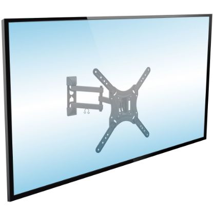 Picture of Mount-It! Full-Motion Wall Mount With Swivel For 24 - 55in TVs, 10inH x 11inW x 3.5inD, Black