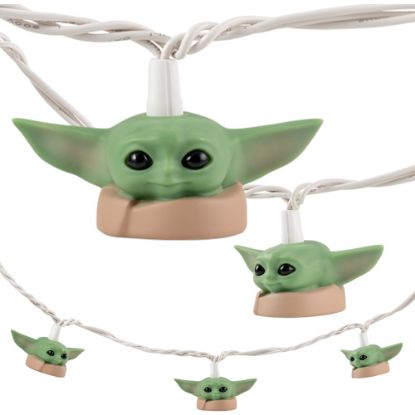 Picture of Jasco Star Wars: The Mandalorian String Lights, The Child, 10ft, Cool White