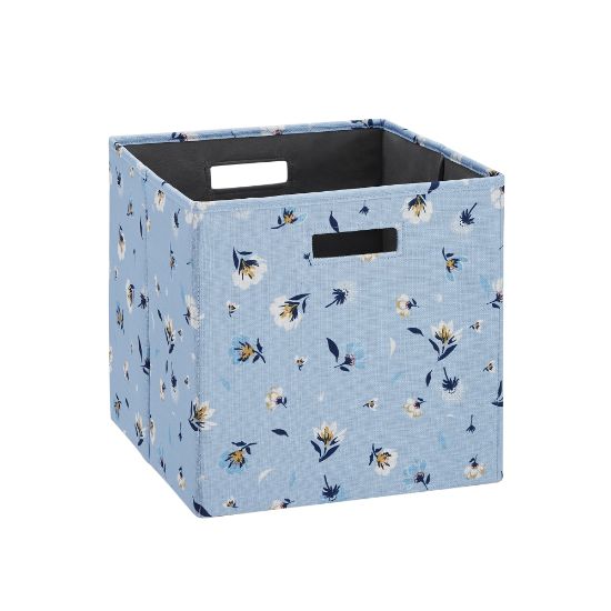 Picture of Linon Emmet Storage Bins, Medium Size, Daisy, Set Of 2 Bins