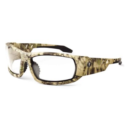 Picture of Ergodyne Skullerz Safety Glasses, Odin, Anti-Fog, Kryptek Highlander Frame, Clear Lens