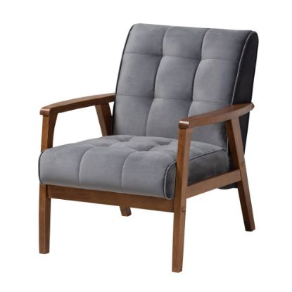 Picture of Baxton Studio 9941 Armchair, Gray