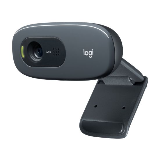 Picture of Logitech C270 HD Webcam with Noise-Reducing Mics for Video Calls