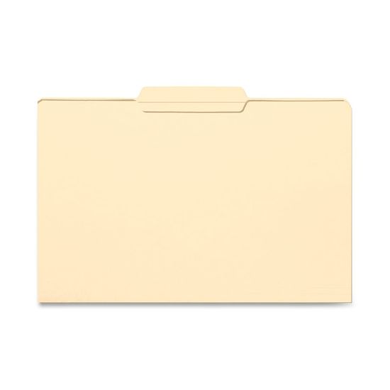 Picture of Smead File Folders, Legal Size, 1/3 Cut, Center Tab Cut, Manila, Box Of 100