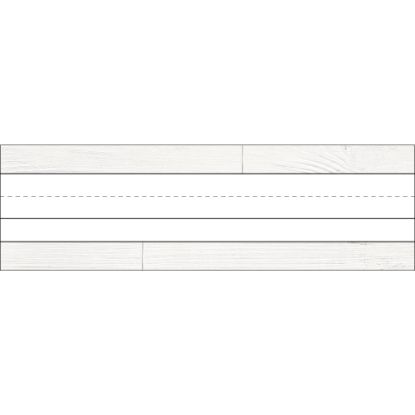 Picture of Schoolgirl Style Desk Nameplates, Industrial Chic Shiplap, 9 3/4inH x 3inW x 7/16inD, Pack Of 36 Nameplates