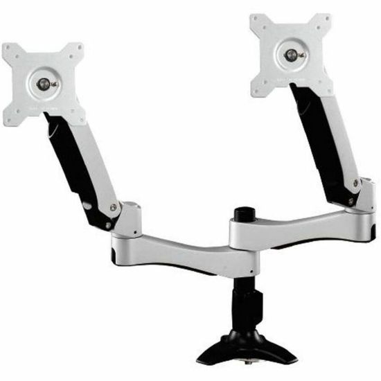 Picture of Amer Mounting Arm for Flat Panel Display, Monitor - Landscape/Portrait - TAA Compliant - Height Adjustable - 32in Screen Support - 22.10 lb Load Capacity - 75 x 75, 100 x 100 - VESA Mount Compatible - Aluminum, Steel, Alloy, Plastic