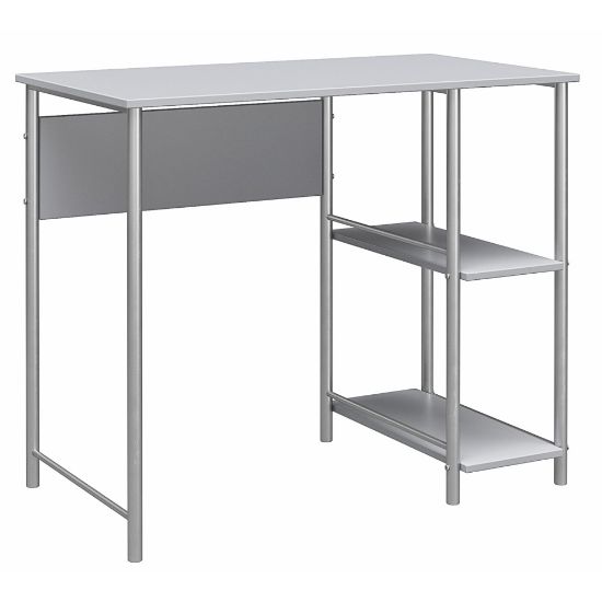 Picture of Ameriwood Home Garrett Metal 36inW Student Desk, Gray