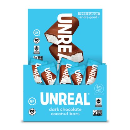 Picture of Unreal Dark Chocolate Coconut Bars, 0.53 Oz, Pack Of 40 Bars