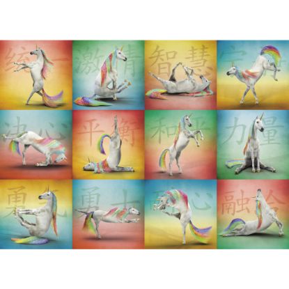 Picture of Willow Creek Press 1,000-Piece Puzzle, 26-5/8in x 19-1/4in, Unicorn Yoga