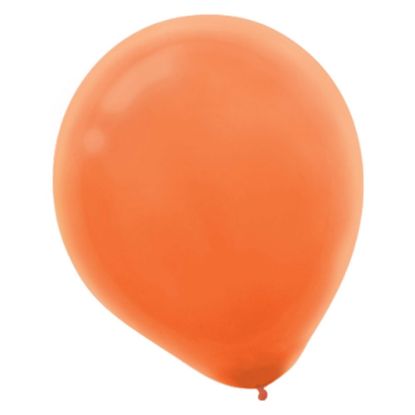 Picture of Amscan Latex Balloons, 12in, Orange Peel, 72 Balloons Per Pack, Set Of 2 Packs