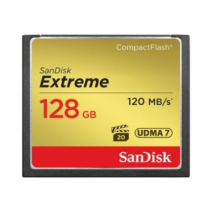 Picture of SanDisk Extreme - Flash memory card - 128 GB - CompactFlash