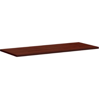 Picture of HON Motivate Tabletop - 1.1in Top, 60in x 24in - Mahogany Table Top - Durable - For Office