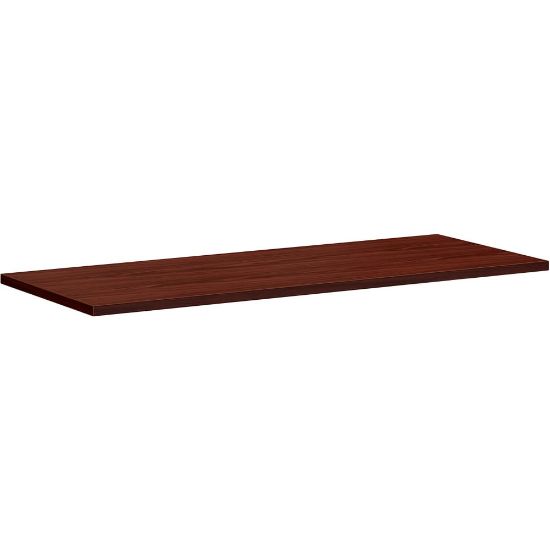 Picture of HON Motivate Tabletop - 1.1in Top, 60in x 24in - Mahogany Table Top - Durable - For Office