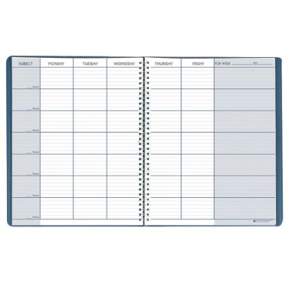 Picture of House of Doolittle 40-Week Teachers Planners, Blue, 8-1/2in x 11in, Pack Of 2 Planners